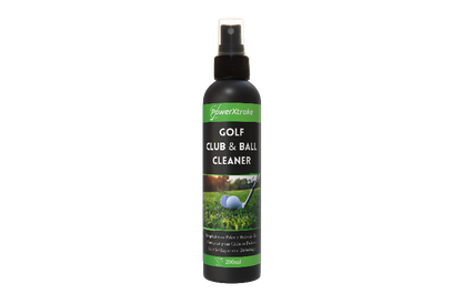 PowerXtroke golf club and ball cleaner bottle – removes mud, grass and dirt for improved contact and shot precision
