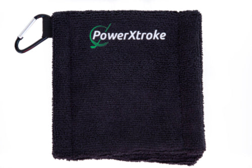 Small microfiber towel for cleaning golf balls – compact, lightweight and perfect for keeping spin and control